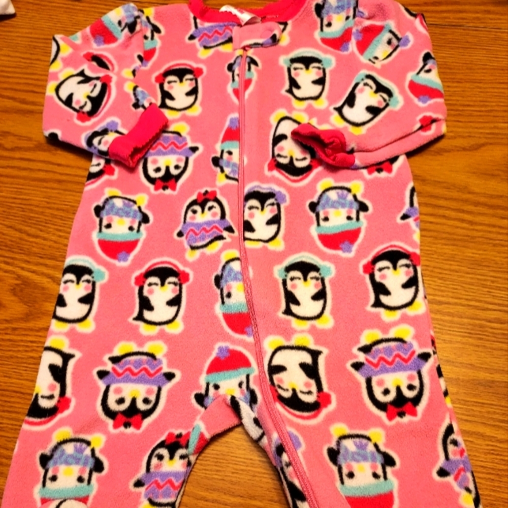 Garanimals fleece baby girl sleep n play 3-6 mos